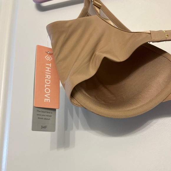 ThirdLove Bra 24/7 Classic Nude Mesh Overlay Bra 34F - Picture 7 of 7